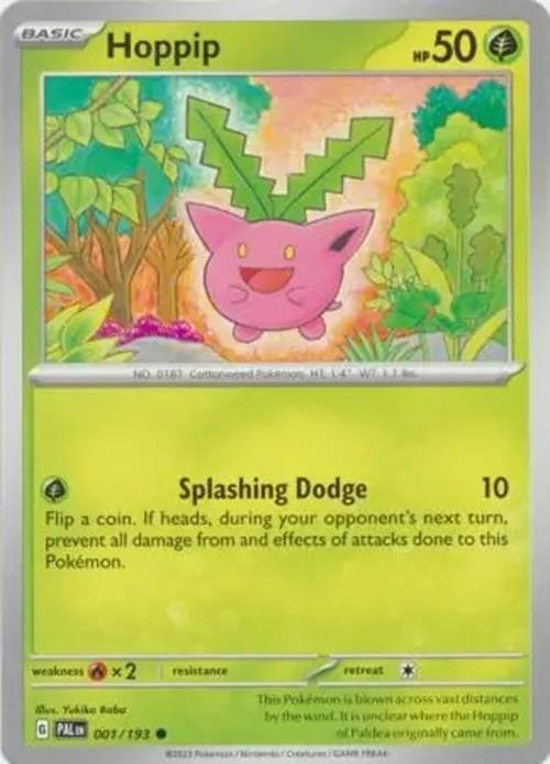 Hoppip - 001/193 - Paldea Evolved - Common - NM/M