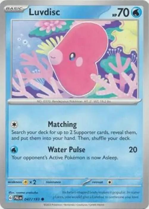Luvdisc - 047/193 - Paldea Evolved - Common - NM/M