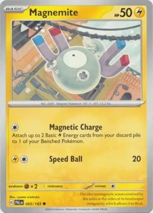 Magnemite - 065/193 - Paldea Evolved - Common - NM/M