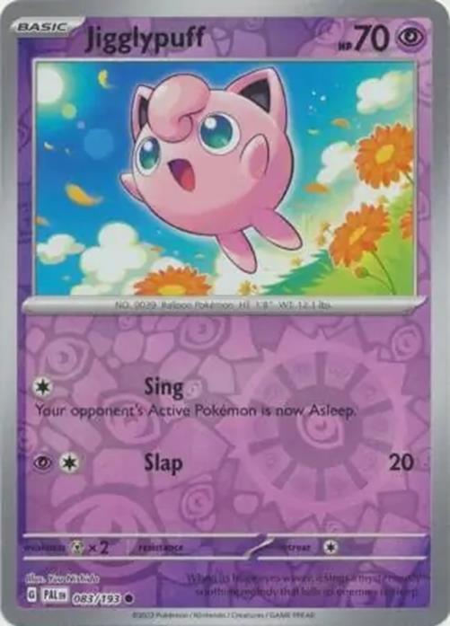 Jigglypuff - 083/193 - Paldea Evolved - Reverse Holo Common - NM/M
