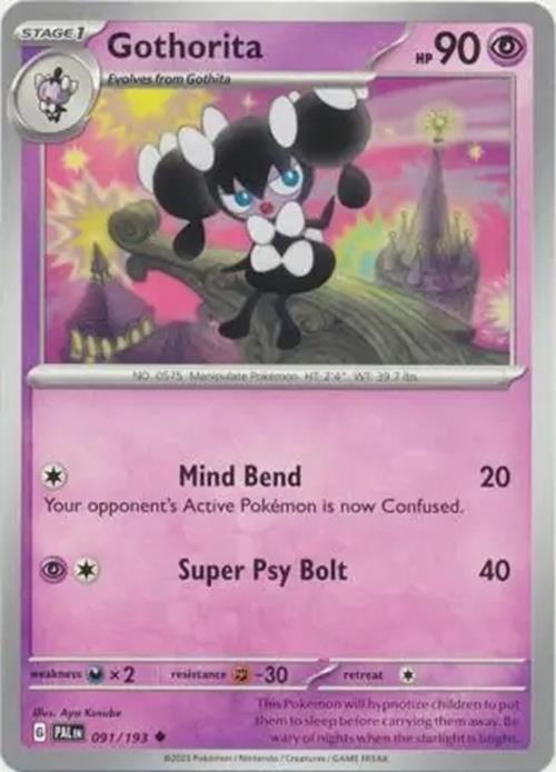 Gothorita - 091/193 - Paldea Evolved - Uncommon - NM/M