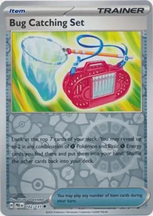 Bug Catching Set - 102/131 - Prismatic Evolutions - Uncommon Reverse Holo - NM/M