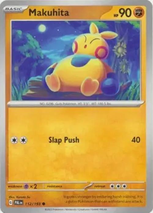 Makuhita - 112/193 - Paldea Evolved - Common - NM/M