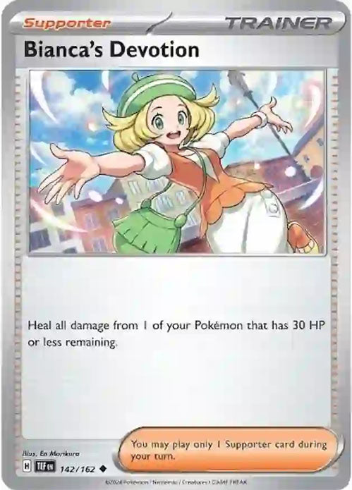 Bianca's Devotion - 142/162 - Trainer - Temporal Forces - Pokemon - NM/M