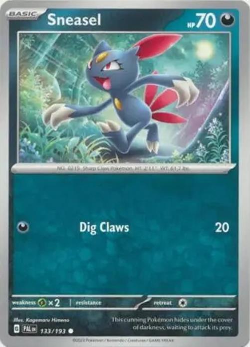 Sneasel - 133/193 - Paldea Evolved - Common - NM/M