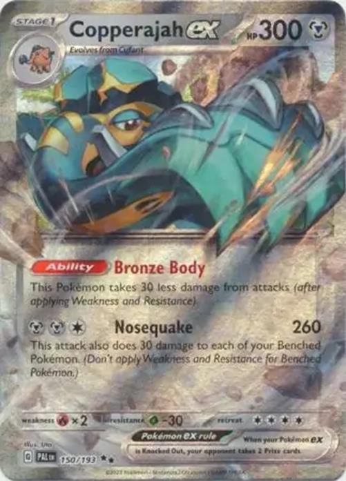 Copperajah ex - 150/193 - Paldea Evolved - Double Rare - NM/M