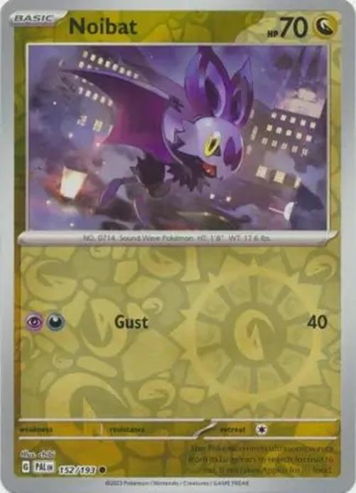 Noibat - 152/193 - Paldea Evolved - Reverse Holo Common - NM/M