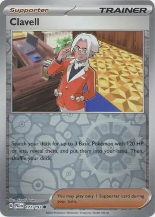 Clavell - 177/193 - Paldea Evolved - Reverse Holo Common - NM/M
