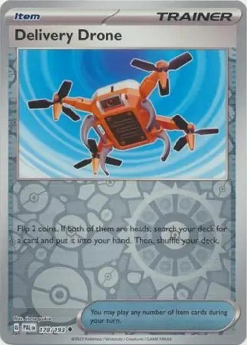 Delivery Drone - 178/193 - Paldea Evolved - Reverse Holo Uncommon - NM/M