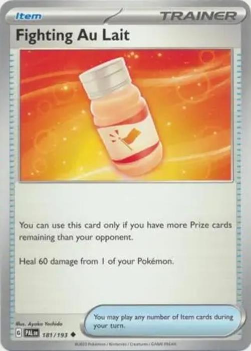 Fighting Au Lait - 181/193 - Paldea Evolved - Uncommon - NM/M