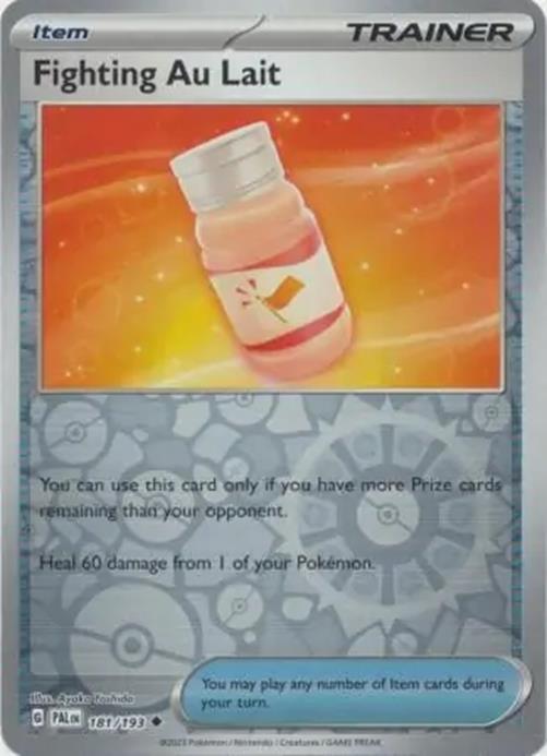 Fighting Au Lait - 181/193 - Paldea Evolved - Reverse Holo Uncommon - NM/M