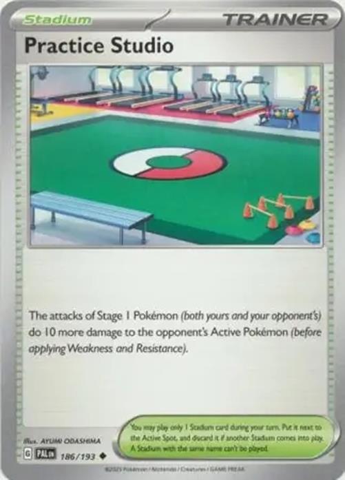 Practice Studio - 186/193 - Paldea Evolved - Uncommon - NM/M