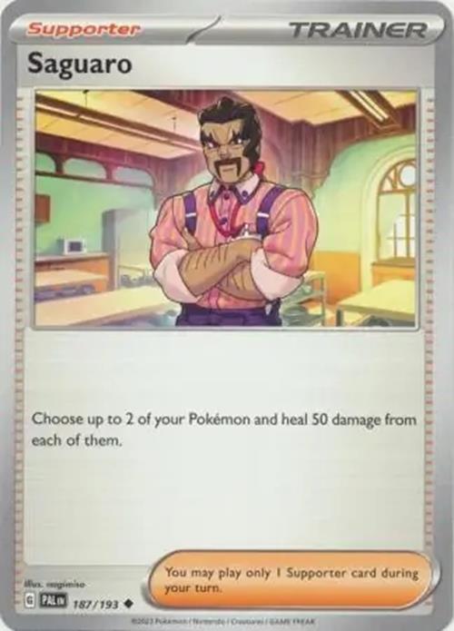 Saguaro - 187/193 - Paldea Evolved - Uncommon - NM/M