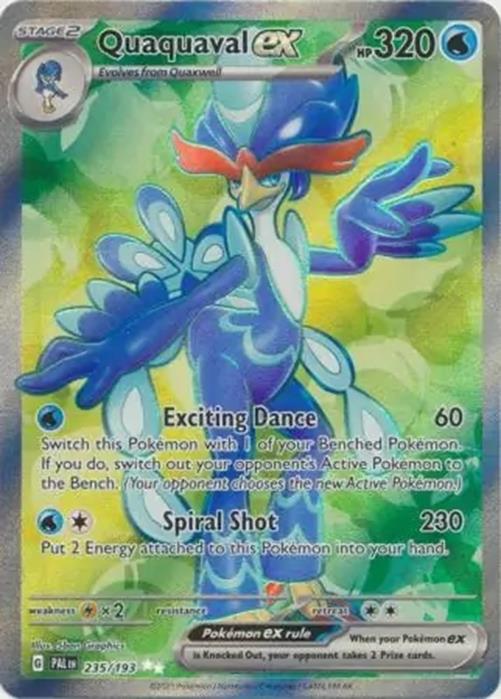 Quaquaval ex - 235/193 - Paldea Evolved - Ultra Rare - NM/M
