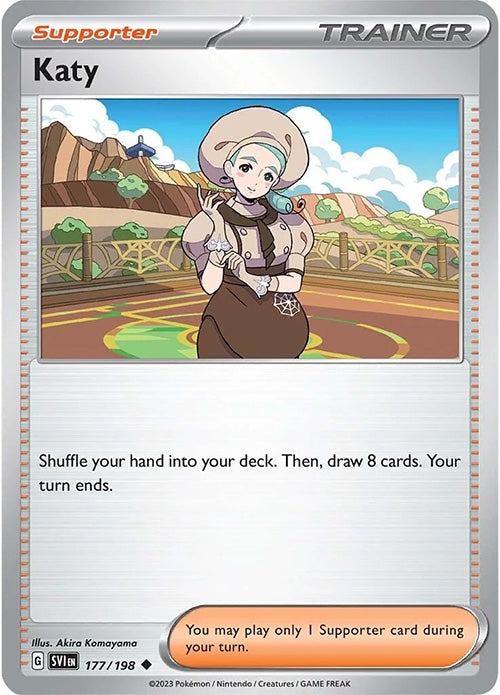 katy - 177/198 - Trainer - Scarlet & Violet - Pokemon - NM/M