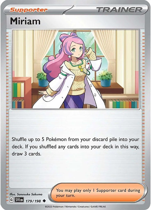 Miriam - 179/198 - Trainer - Scarlet & Violet - Pokemon - NM/M