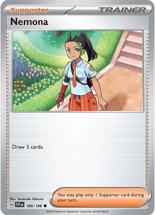 Nemona - 180/198 - Trainer - Scarlet & Violet - Pokemon - NM/M