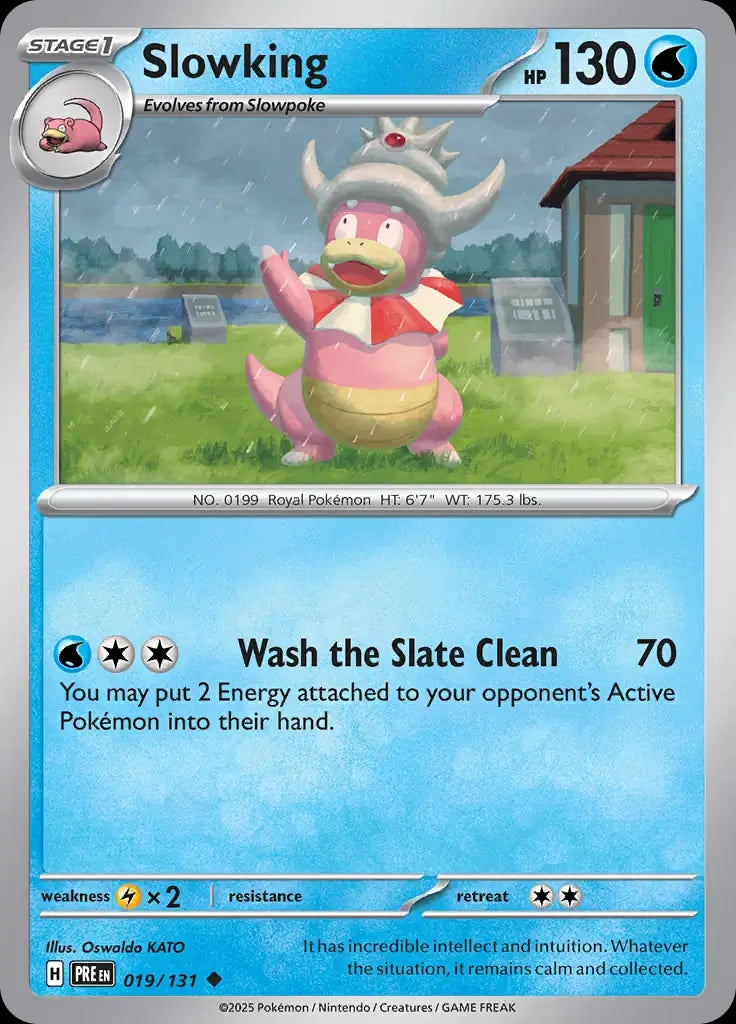 Slowking - 019/131 - Prismatic Evolutions - Uncommon Normal - NM/M