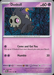 Duskull - 035/131 - Prismatic Evolutions - Common Normal - NM/M