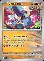 Great Tusk - 055/131 - Prismatic Evolutions - Uncommon Normal - NM/M