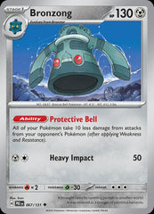 Bronzong - 067/131 - Prismatic Evolutions - Uncommon Normal - NM/M