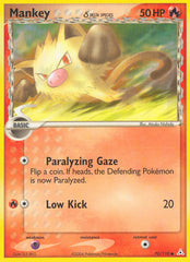 Mankey - 70/110 - Common - Holon Phantoms - Pokemon - MP+