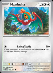 Hawlucha - 089/131 - Prismatic Evolutions - Uncommon Normal - NM/M