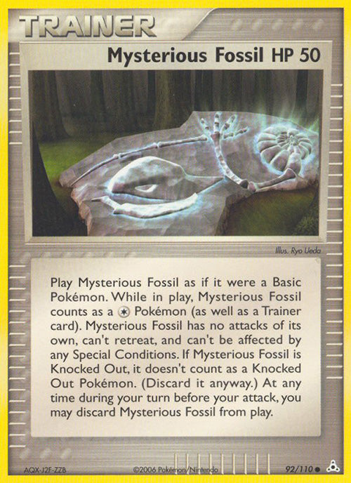 Mysterious Fossil - 92/110 - Common - Holon Phantoms - Pokemon - MP+