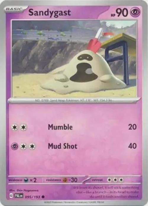 Sandygast - 095/193 - Paldea Evolved - Common - NM/M