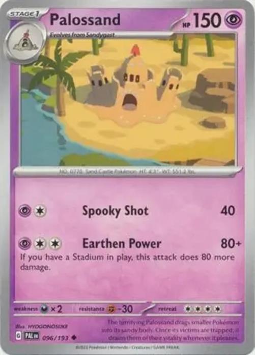 Palossand - 096/193 - Paldea Evolved - Uncommon - NM/M