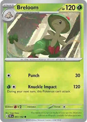 Breloom - 007/162 - Common - Temporal Forces - Pokemon - NM/M