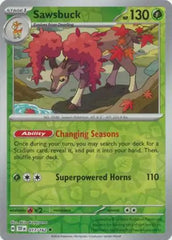 Sawsbuck - 017/162 - Reverse Holo Uncommon - Temporal Forces - Pokemon - NM/M