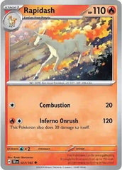 Rapidash - 027/162 - Uncommon - Temporal Forces - Pokemon - NM/M