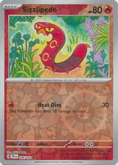 Sizzlipede - 036/162 - Reverse Holo Common - Temporal Forces - Pokemon - NM/M