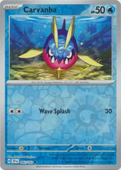 Carvanha - 042/162 - Reverse Holo Common - Temporal Forces - Pokemon - NM/M