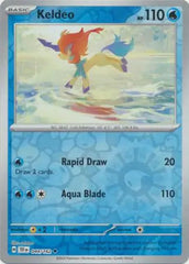 Keldeo - 044/162 - Reverse Holo Uncommon - Temporal Forces - Pokemon - NM/M