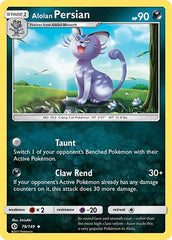 Alolan Persian - 79/149 - Uncommon - Sun & Moon Base - Pokemon - LP+