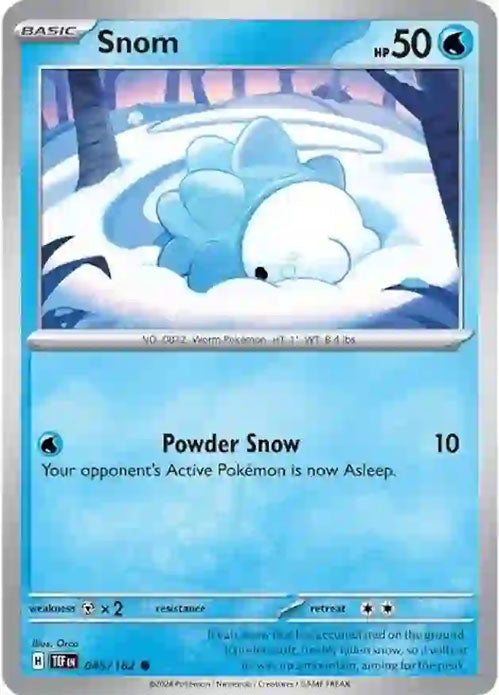 Snom - 045/162 - Common - Temporal Forces - Pokemon - NM/M