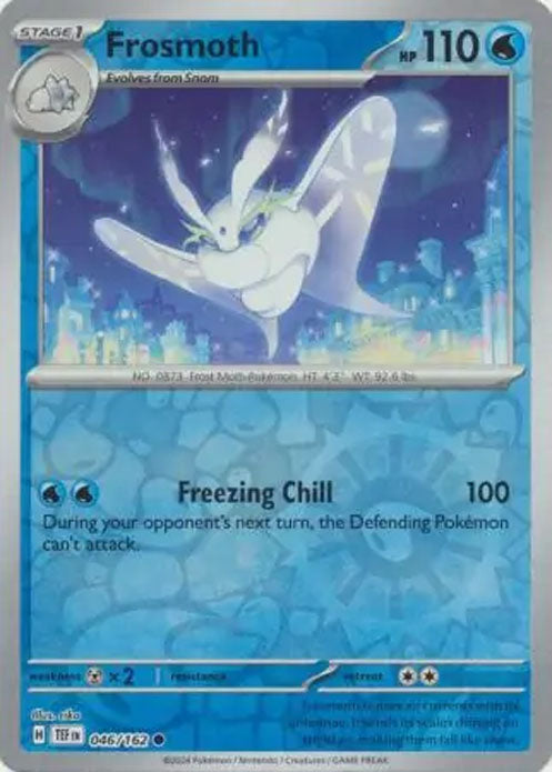 Frosmoth - 046/162 - Reverse Holo Common - Temporal Forces - Pokemon - NM/M