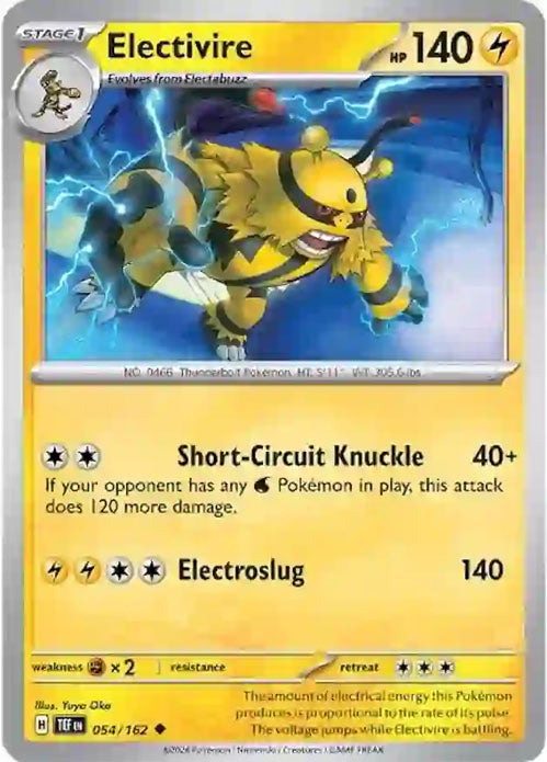 Electivire - 054/162 - Uncommon - Temporal Forces - Pokemon - NM/M