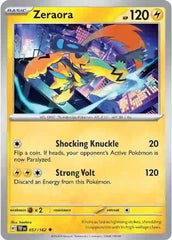 Zeraora - 057/162 - Uncommon - Temporal Forces - Pokemon - NM/M