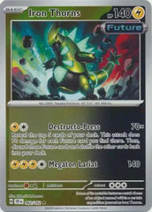 Iron Thorns - 062/162 - Reverse Holo Rare - Temporal Forces - Pokemon - NM/M