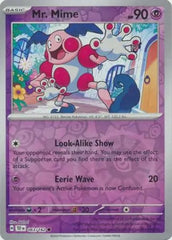 Mr. Mime - 063/162 - Reverse Holo Common - Temporal Forces - Pokemon - NM/M