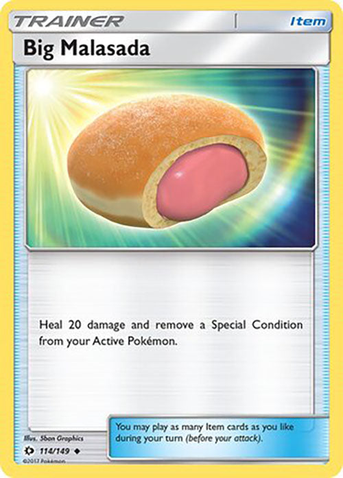 Big Malasada - 114/149 - Uncommon - Sun & Moon Base - Pokemon - LP+