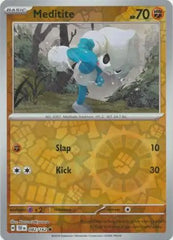 Meditite - 082/162 - Reverse Holo Common - Temporal Forces - Pokemon - NM/M