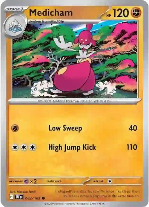 Medicham - 083/162 - Common - Temporal Forces - Pokemon - NM/M