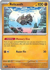 Relicanth - 084/162 - Holo - Temporal Forces - Pokemon - NM/M