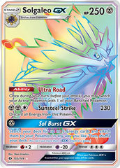 Solgaleo GX - 155/149 - Secret Rare - Sun & Moon Base - Pokemon - LP+