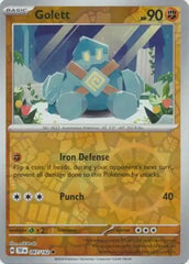 Golett - 087/162 - Reverse Holo Common - Temporal Forces - Pokemon - NM/M