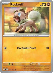 Rockruff - 089/162 - Common - Temporal Forces - Pokemon - NM/M